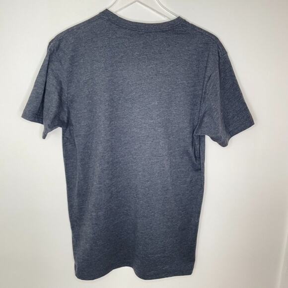 Mens Magic Pine Outfitters Will Bike for Beer Graphic Short Sleeve Shirt Sz M - Picture 2 of 2